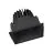 Ledvance LED Downlight Performance Zwart 8W 650lm 40D - 830 Warm Wit | 90x83mm 