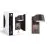 D'Lite Wandlamp Lira Zwart 7W 600lm 830 Warm Wit | IP54 - Bewegingssensor