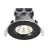 Voordeelpak 3x Nordlux Downlight Fremont Metaal Zwart 4.5W 345lm 36D - 827 Zeer Warm Wit | 85mm - IP65 - Dimbaar