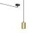 Emibig Hanglamp Traker Staal Zwart | Geschikt voor 1x GU10 - Max 10W
