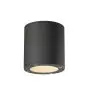 SLV Sitra Plafondlamp Aluminium Grijs Rond | Buitenverlichting - IP44 - Geschikt voor 1x GX53 