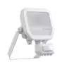 Ledvance LED Floodlight Aluminium Wit 8W 1100lm 100D - 830 Warm Wit | IP65 - Bewegings- En Lichtsensor - Symmetrisch