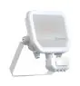 Ledvance LED Floodlight Aluminium Wit 17W 2400lm 100D - 840 Koel Wit | IP65 - Bewegings- En Lichtsensor - Symmetrisch