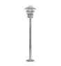 Nordlux Blokhus Sokkel Lamp Staal en Glas Grijs | IP54 - Geschikt voor E27