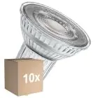 Voordeelpak 10x Ledvance LED Spot GU10 PAR16 6.1W 575lm 60D - 940 Koel Wit | Beste Kleurweergave - Dimbaar - Vervangt 80W