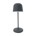 Eglo Tafellamp Mannera-S Aluminium Zwart 1W 170lm - 825-830-840 CCT | IP54 - Touch Dimbaar - USB-C